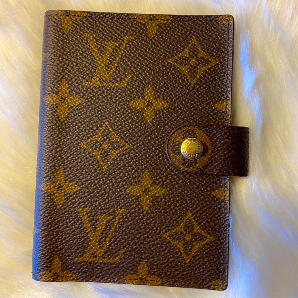 LOUIS VUITTON Vintage Monogram Blackberry Wallet Case w/LV Embossed Stylus